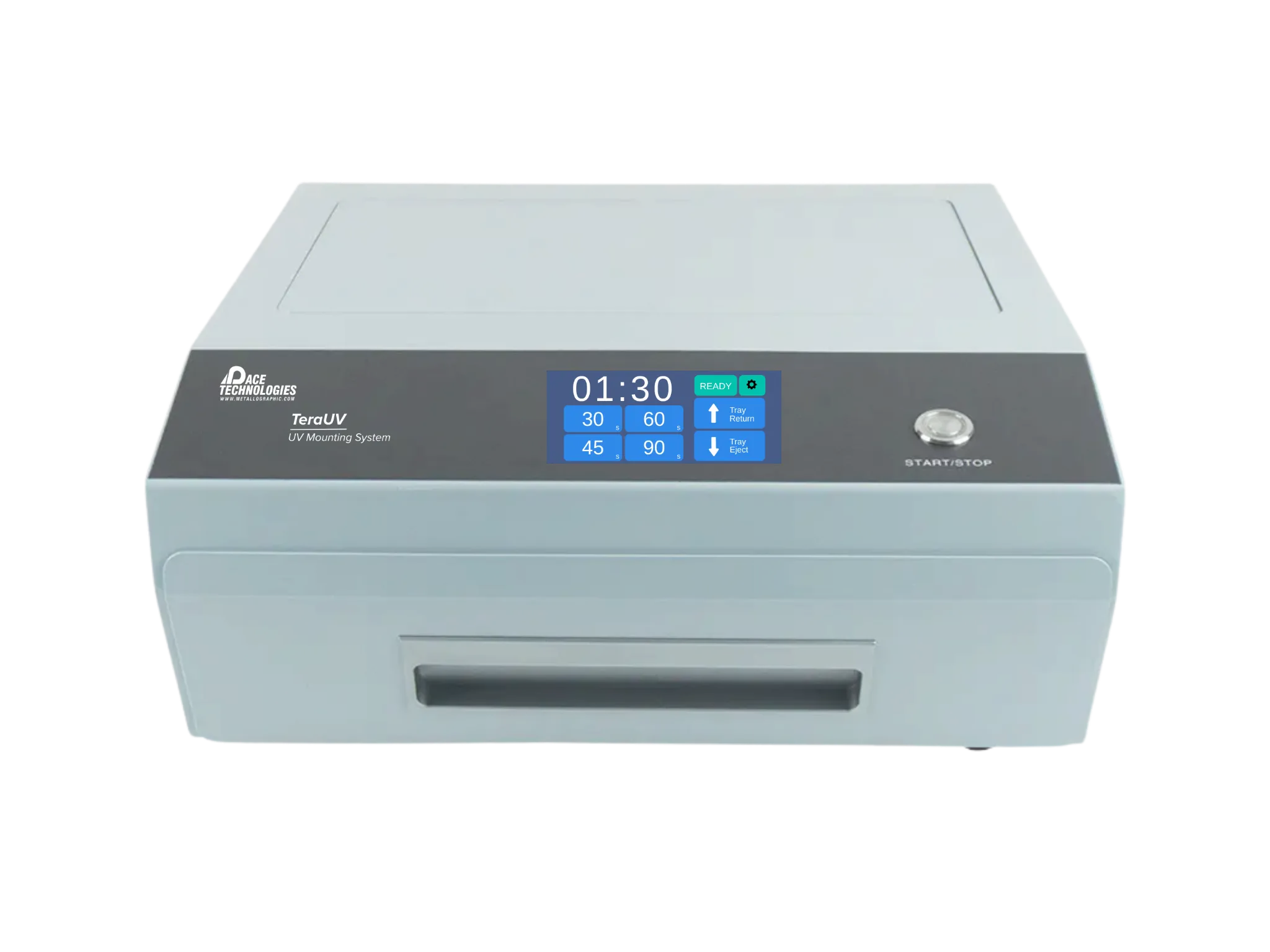 UV curing system for castable mounting